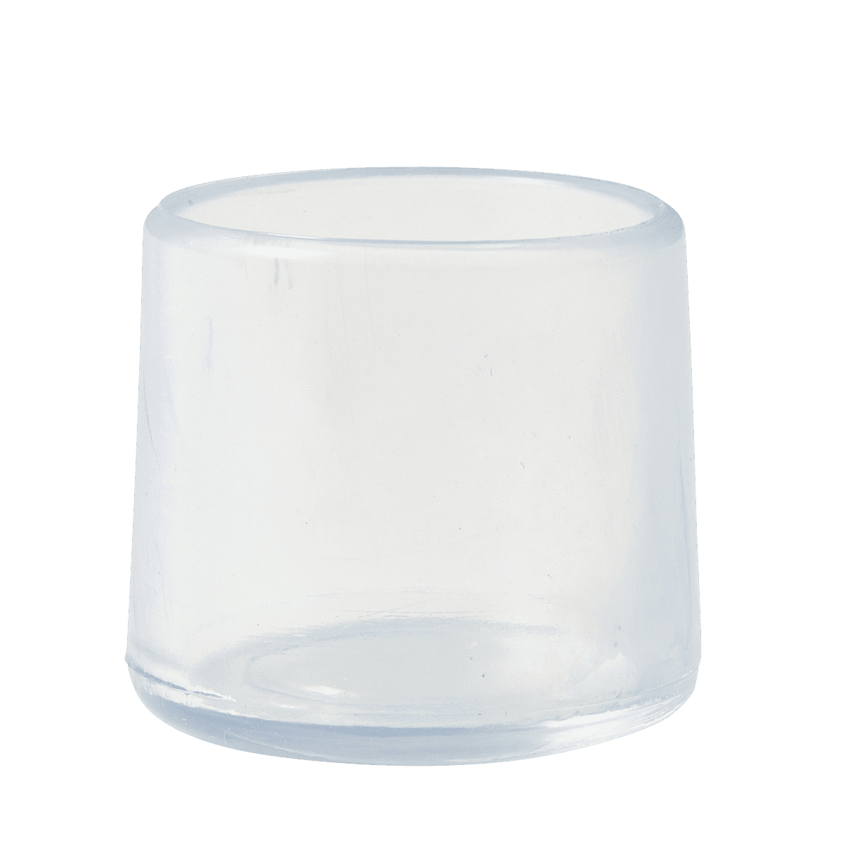 PLASTIC SOCK D22 MM TRANSPARENT, 4 PIECES