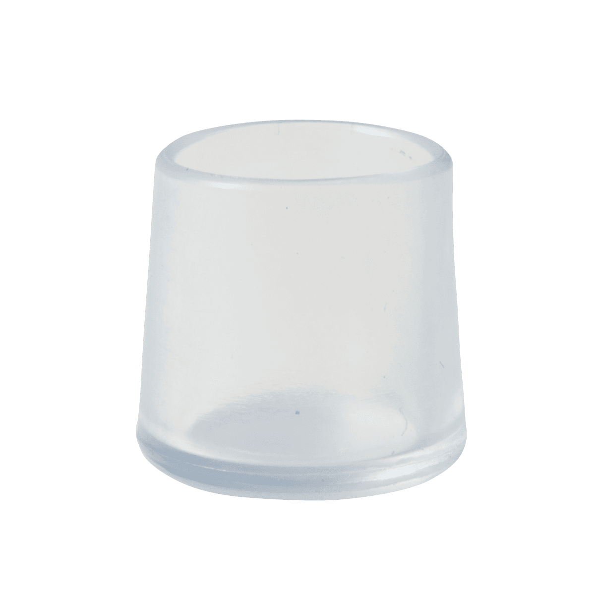 PLASTIC SOCK D14 MM TRANSPARENT, 4 PIECES