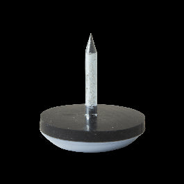 SKID SLIDE WITH NAIL STANDERS D 20 MM GREY, 4 PIECES