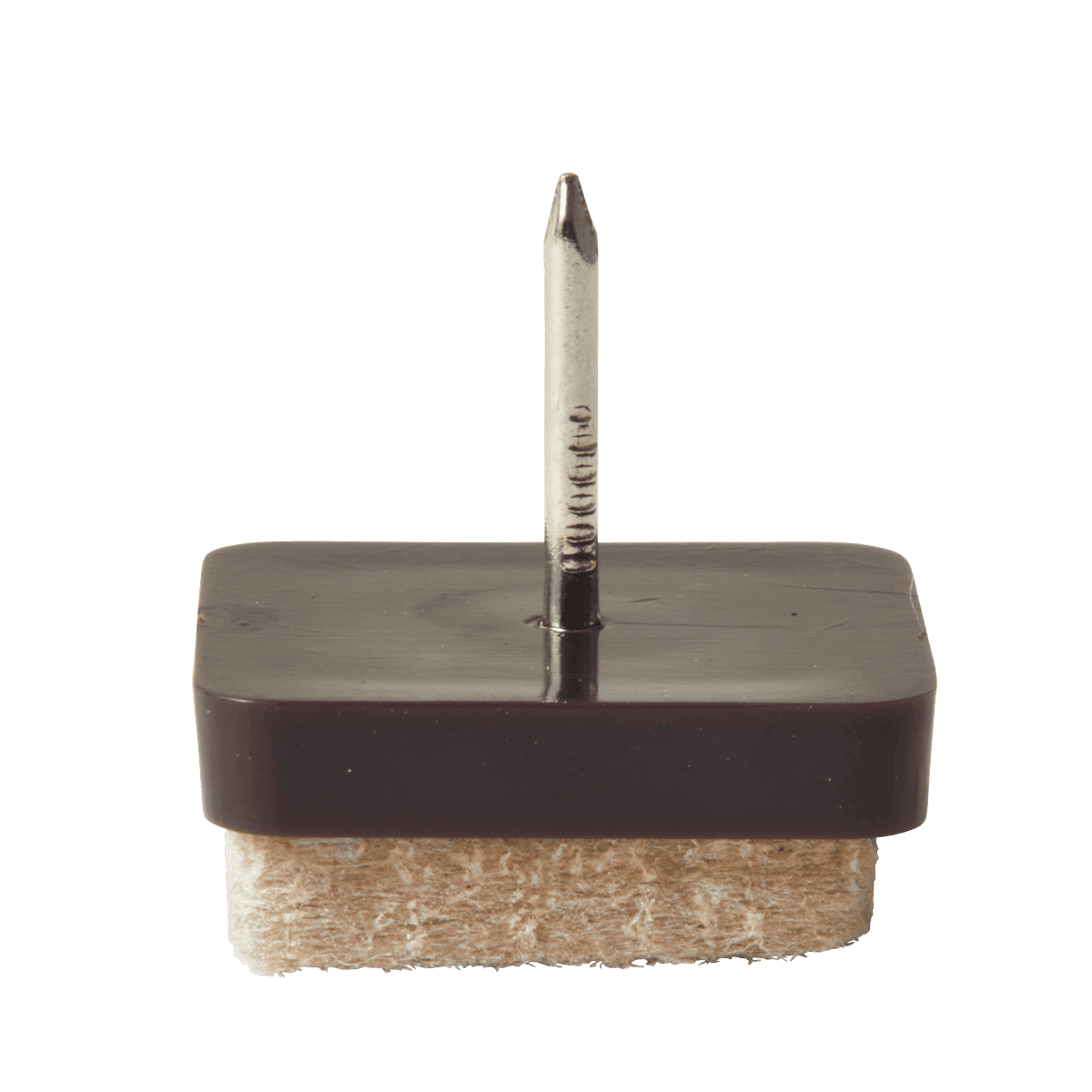 FELT WITH NAIL STANDERS 24 X 24 MM BEIGE , 4 PIECES