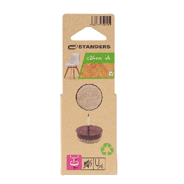 FELT WITH NAIL STANDERS D 24 MM BE