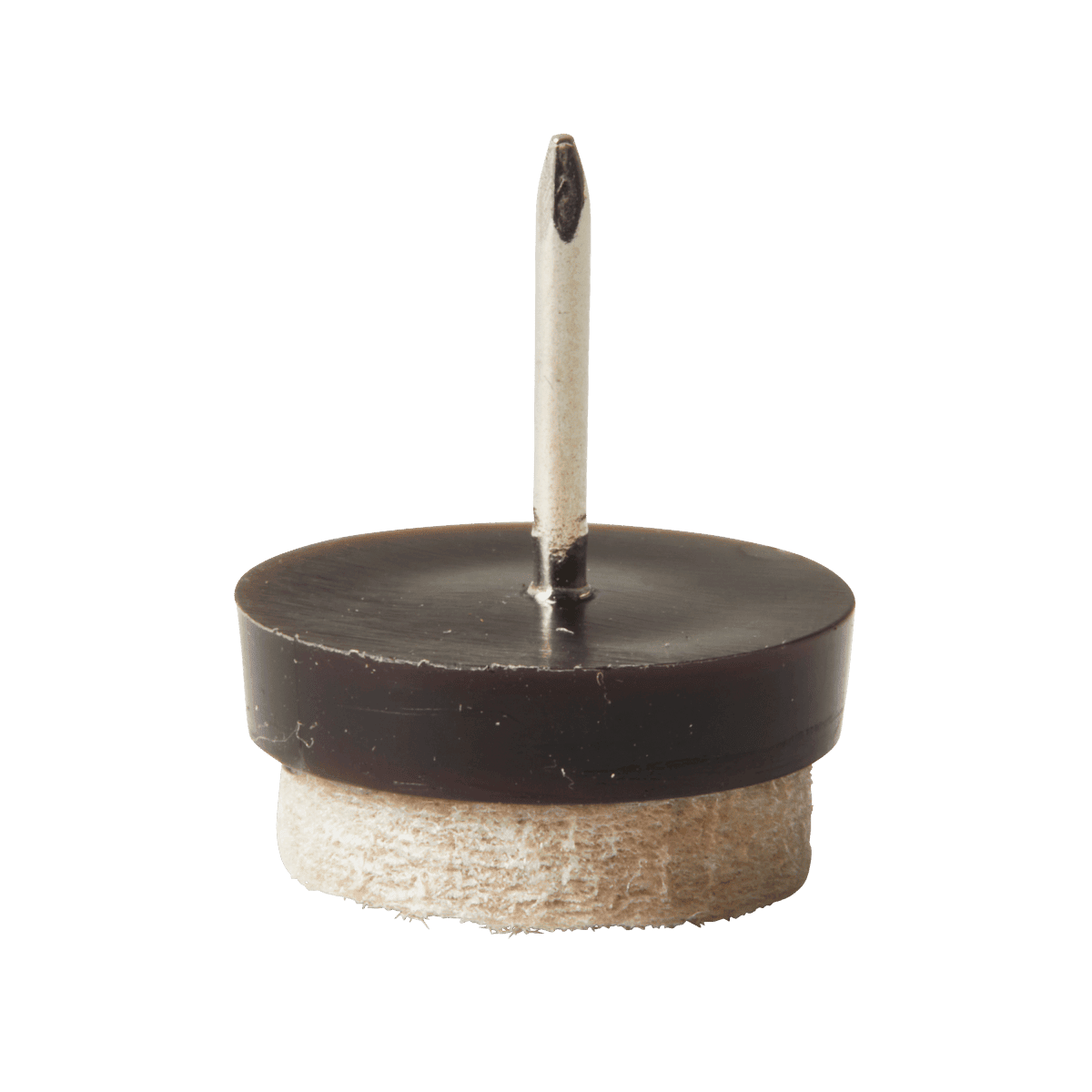 FELT WITH NAIL STANDERS D 20 MM BEIGE , 4 PIECES