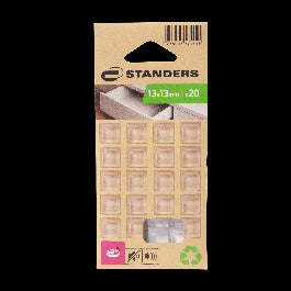 ADHESIVE BUMPER 13 X 13 MM TRASPARENT