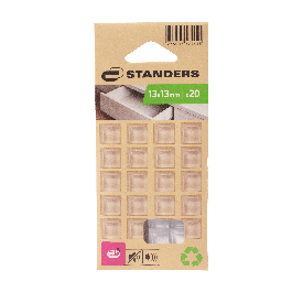 ADHESIVE BUMPER 13 X 13 MM TRASPARENT