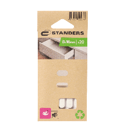ADHESIVE BUMPER 8 X 16 MM, 20 PIECES