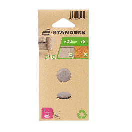 ADHESIVE TIPS DIA. 20MM GRAY 8PCS