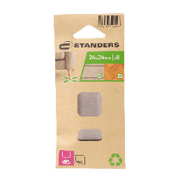 24X24MM ADHESIVE TIPS GREY 8PCS