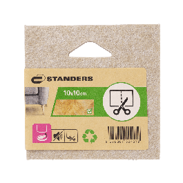 4MM ADHESIVE FELTS 100X100MM BY SIZE