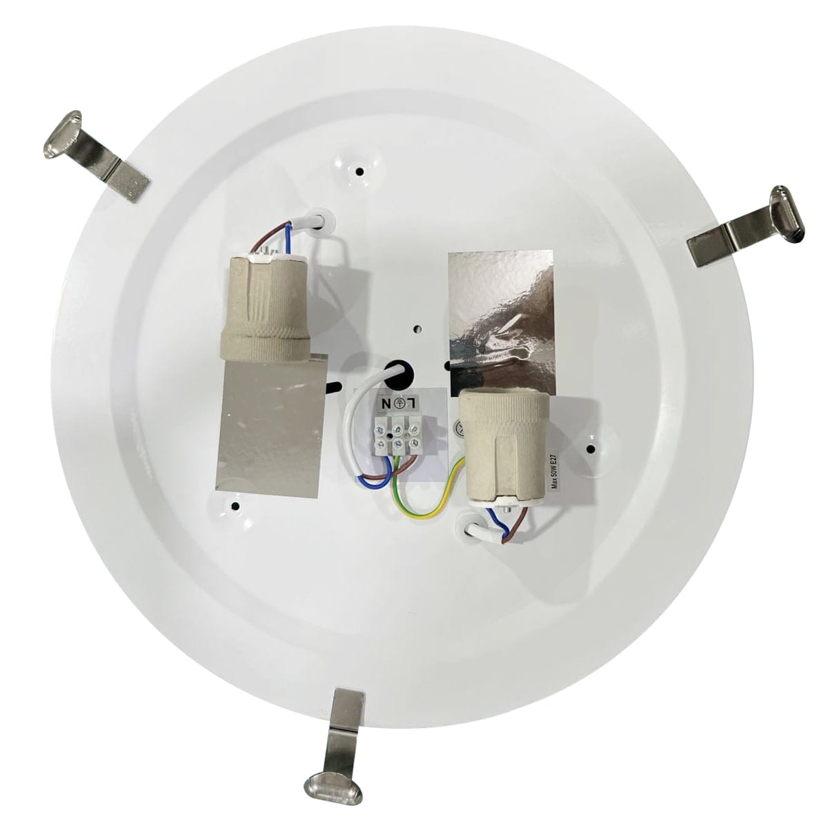 Bricocenter CEILING LIGHT ISLAND ALABASTER WHITE D40 2XE27=60