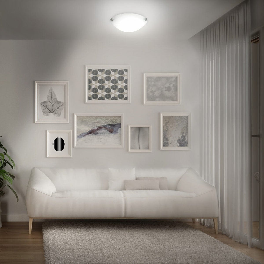Bricocenter CEILING LIGHT ISLAND ALABASTER WHITE D40 2XE27=60