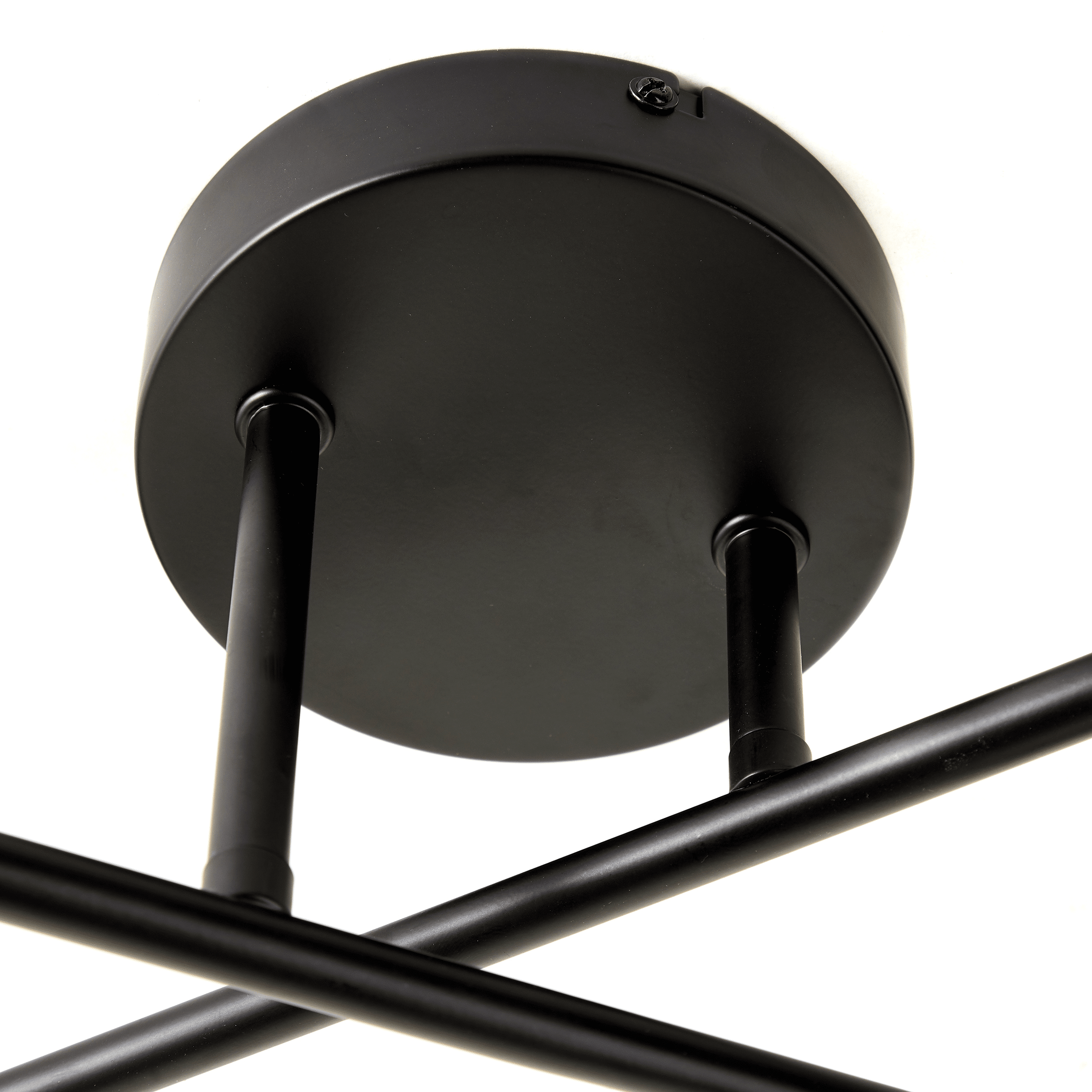 Lina metal black ceiling light, 4xE27, 40W