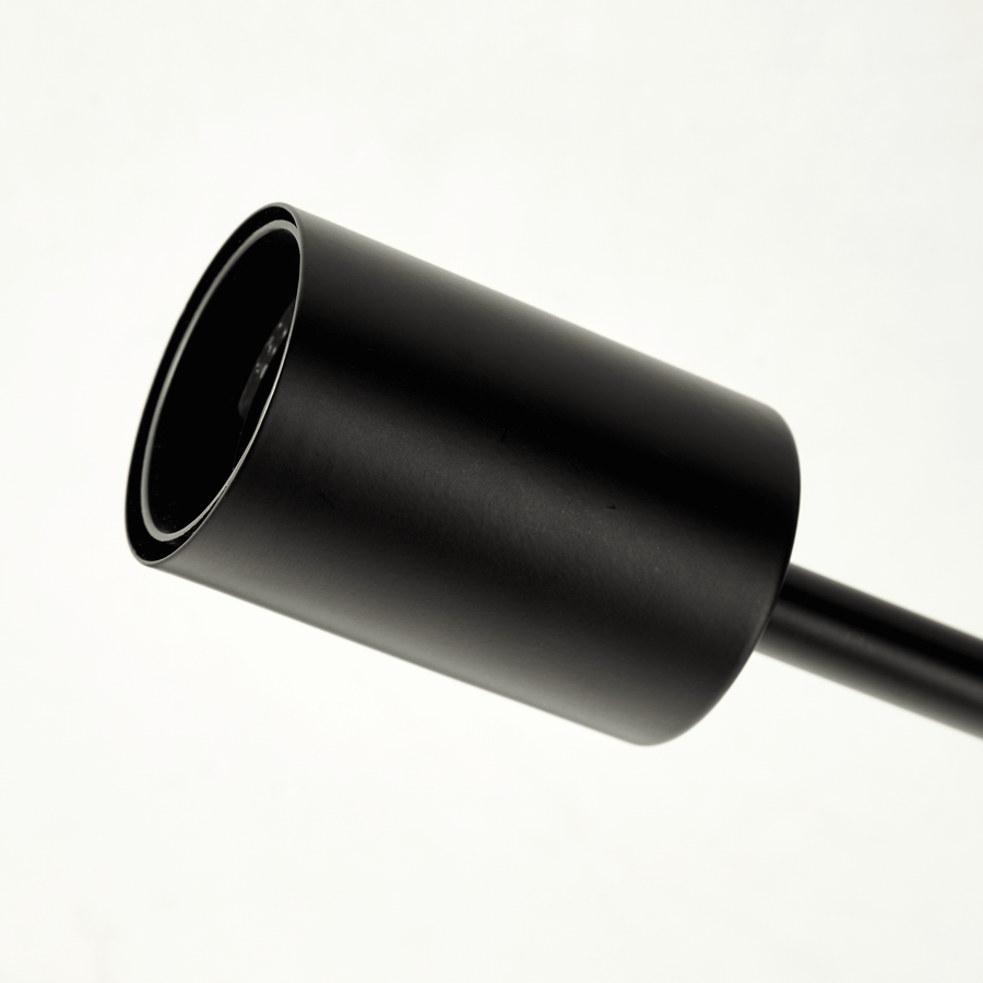 Lina metal black ceiling light, 4xE27, 40W
