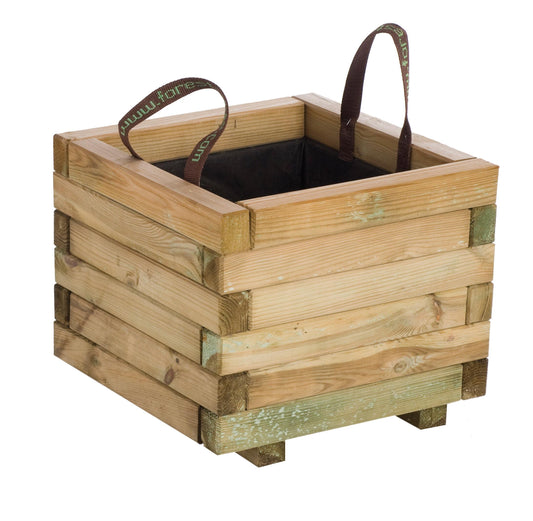 Cajou square planter, 40x40x38.5 cm
