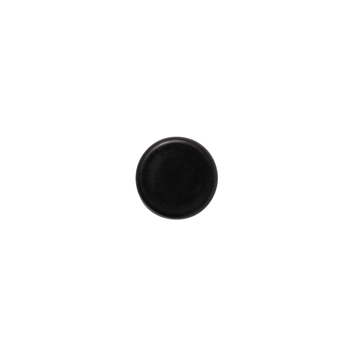 INNER CAP 18MM BLACK PLASTIC 8PCS