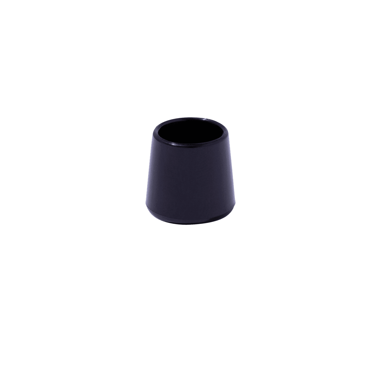 FELT PADS 12MM BLACK PLASTIC 8PCS