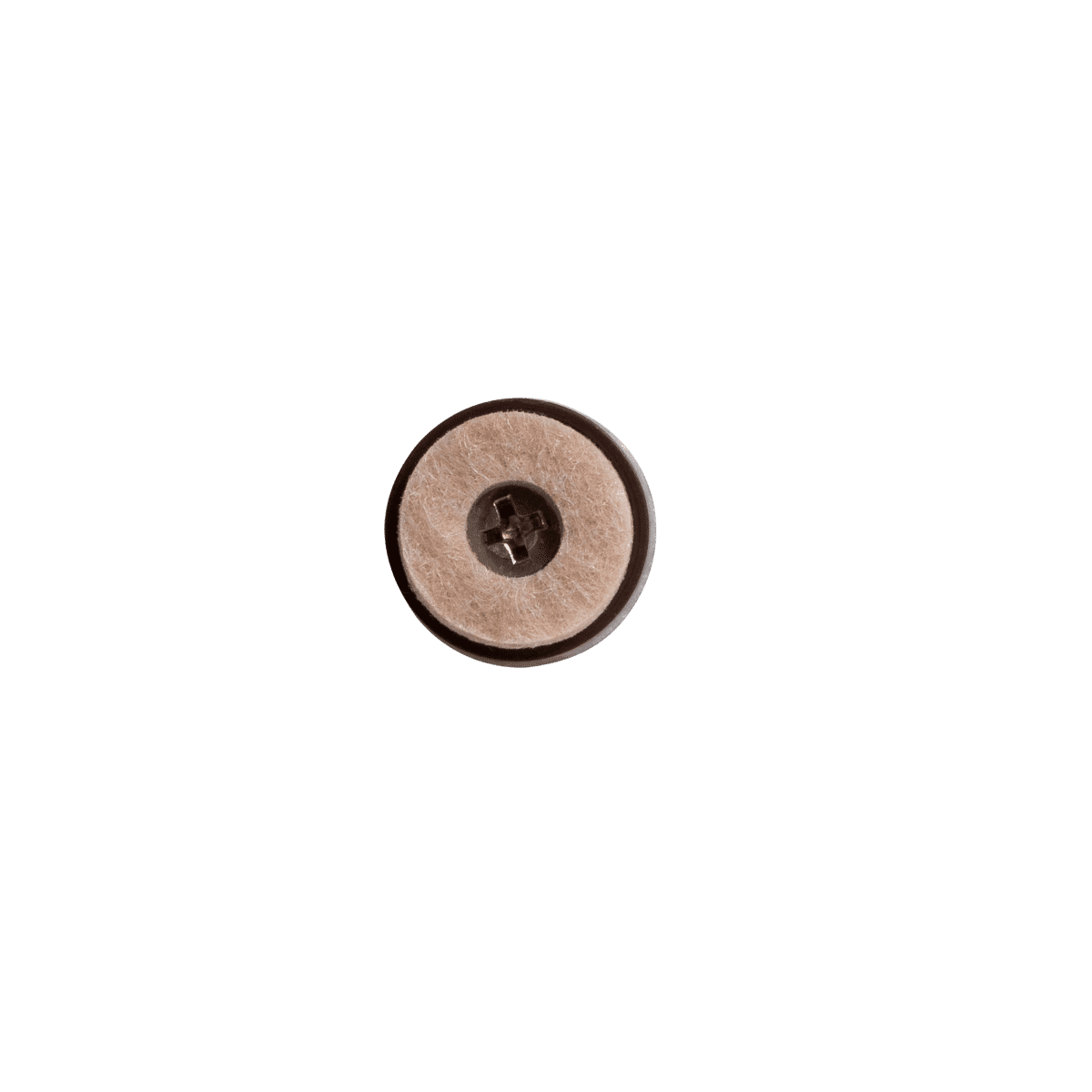 FELT WITH STANDERS SCREW D 20 MM BEIGE , 4 PIECES