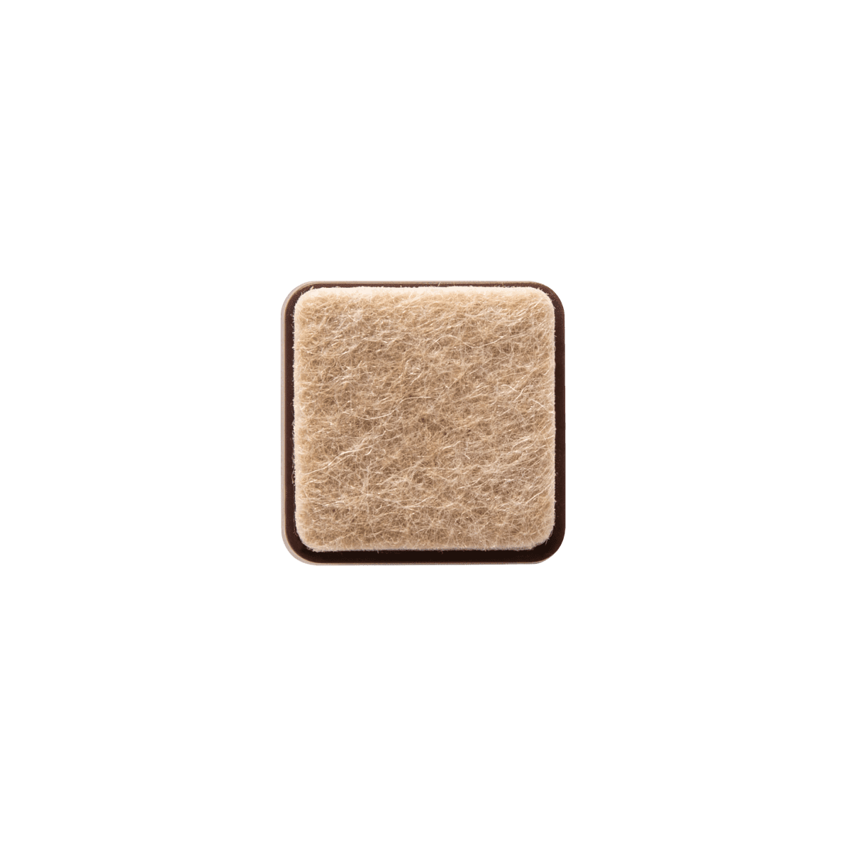 FELT WITH NAIL STANDERS 24 X 24 MM BEIGE , 4 PIECES