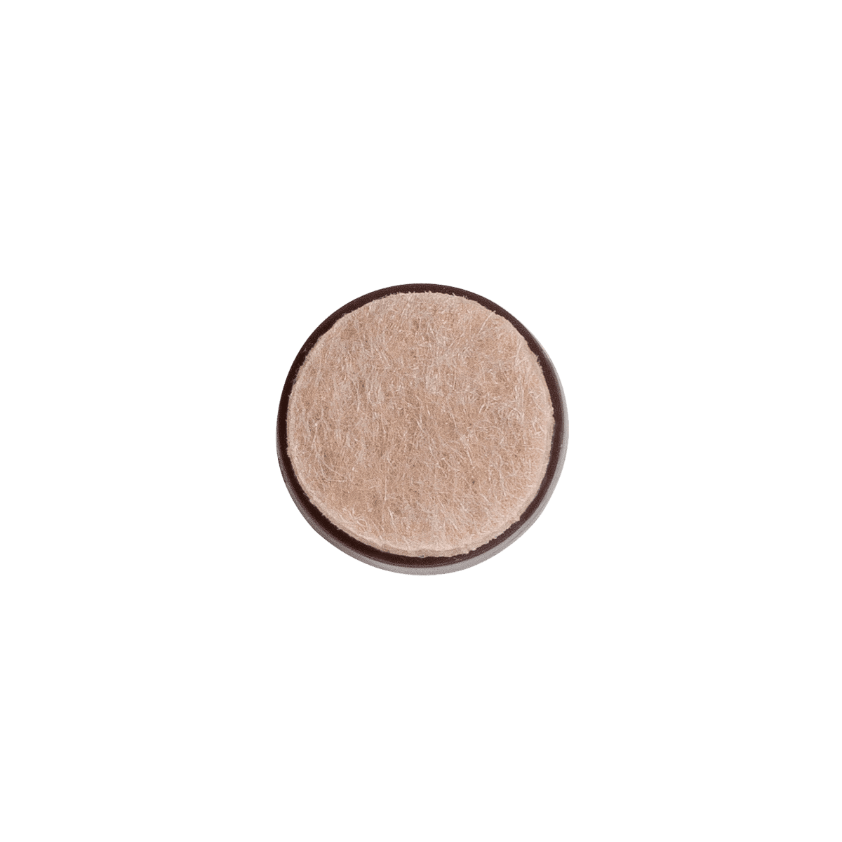 FELT WITH NAIL STANDERS D 20 MM BEIGE , 4 PIECES