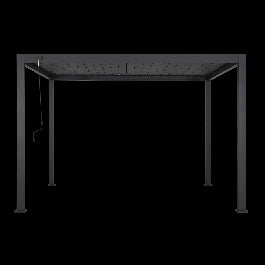 NATERIAL MODUS BIOCLIMATIC PERGOLA FULL ALU 3.6MX3.6M H2.5M DARK GRAY
