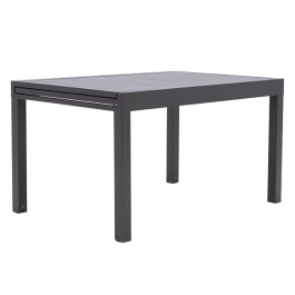NATERIAL LYRA II FULL ALU 135/270X90 DARK GRAY EXTENDABLE DINING TABLE
