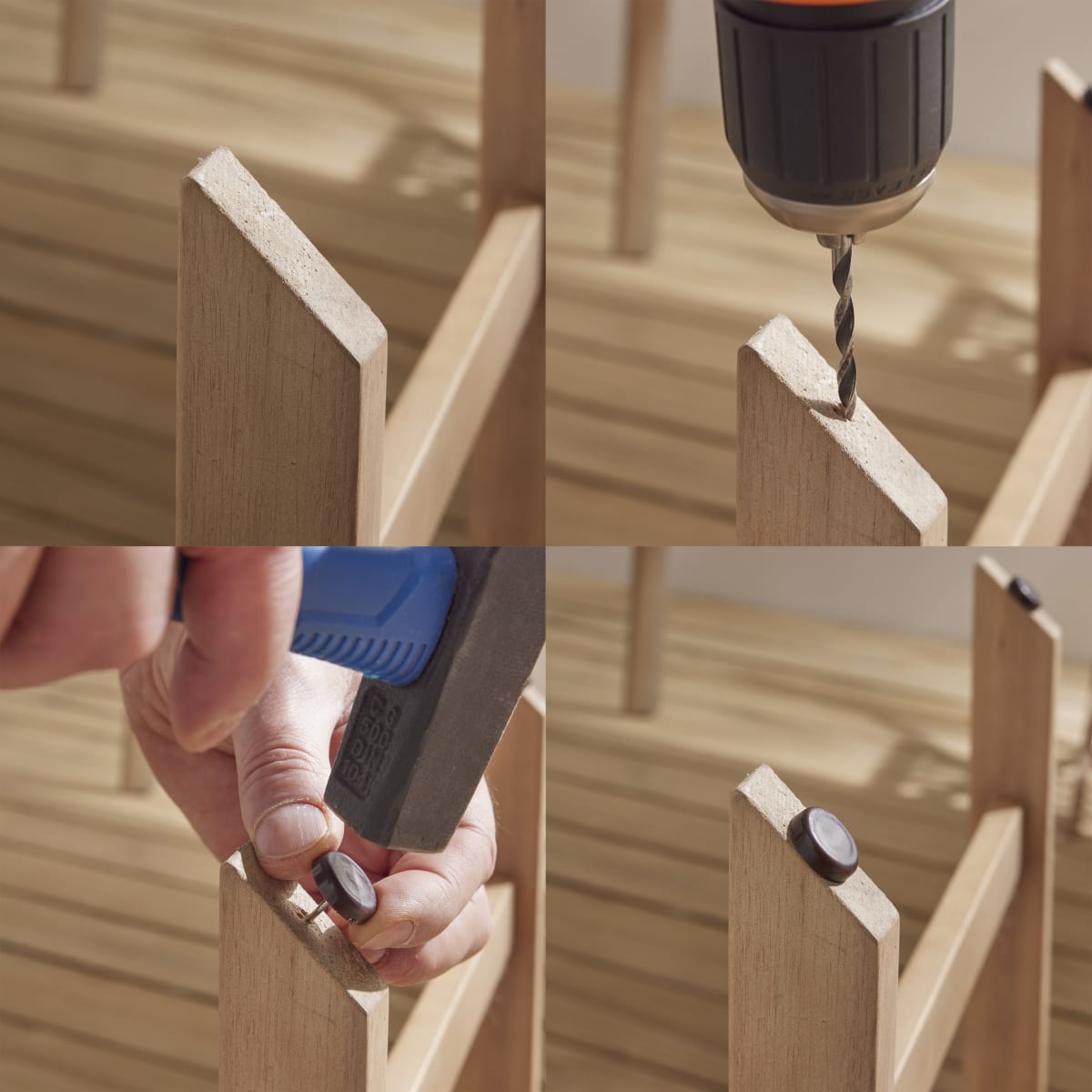 OUTDOOR GLIDING SKID WITH NAIL