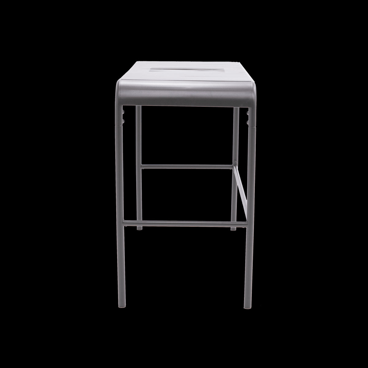 CAFE II 120X45 FIXED BALCONY TABLE 2-4 PLACES STEEL ANTHRACITE