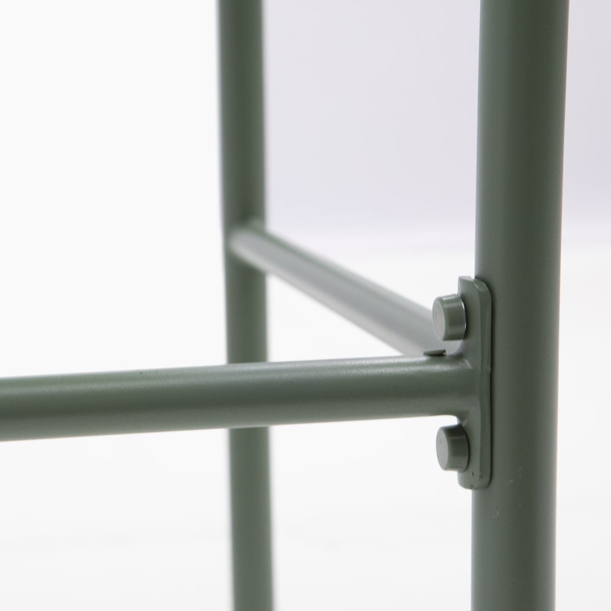 Bricocenter TAVOLO DA BALCONE CAFE II 120X45 FISSO 2-4POSTI IN ACCIAIO VERDE