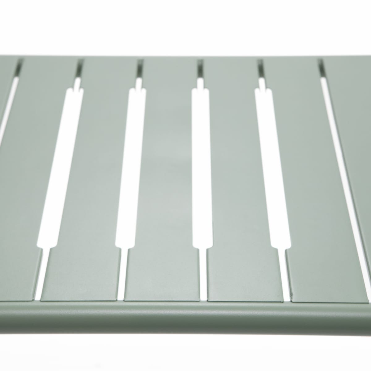 Bricocenter TAVOLO DA BALCONE CAFE II 120X45 FISSO 2-4POSTI IN ACCIAIO VERDE