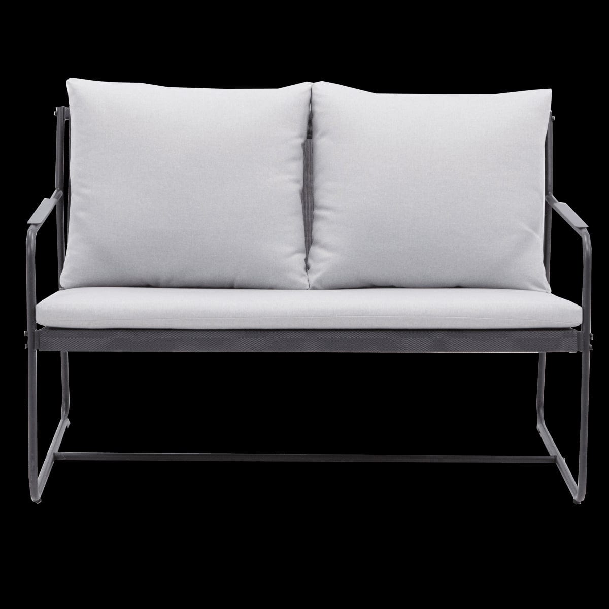 Bricocenter COFFEE SET NATERIAL 4 SEATER SOFA 2 ARMCHAIRS WITH CUSHIONS AND 2 LOW TABLES