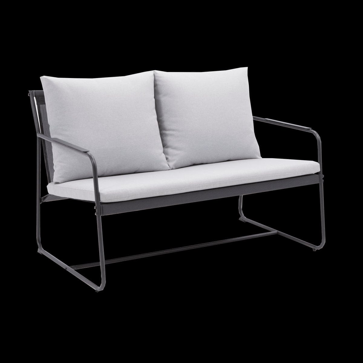 Bricocenter COFFEE SET NATERIAL 4 SEATER SOFA 2 ARMCHAIRS WITH CUSHIONS AND 2 LOW TABLES