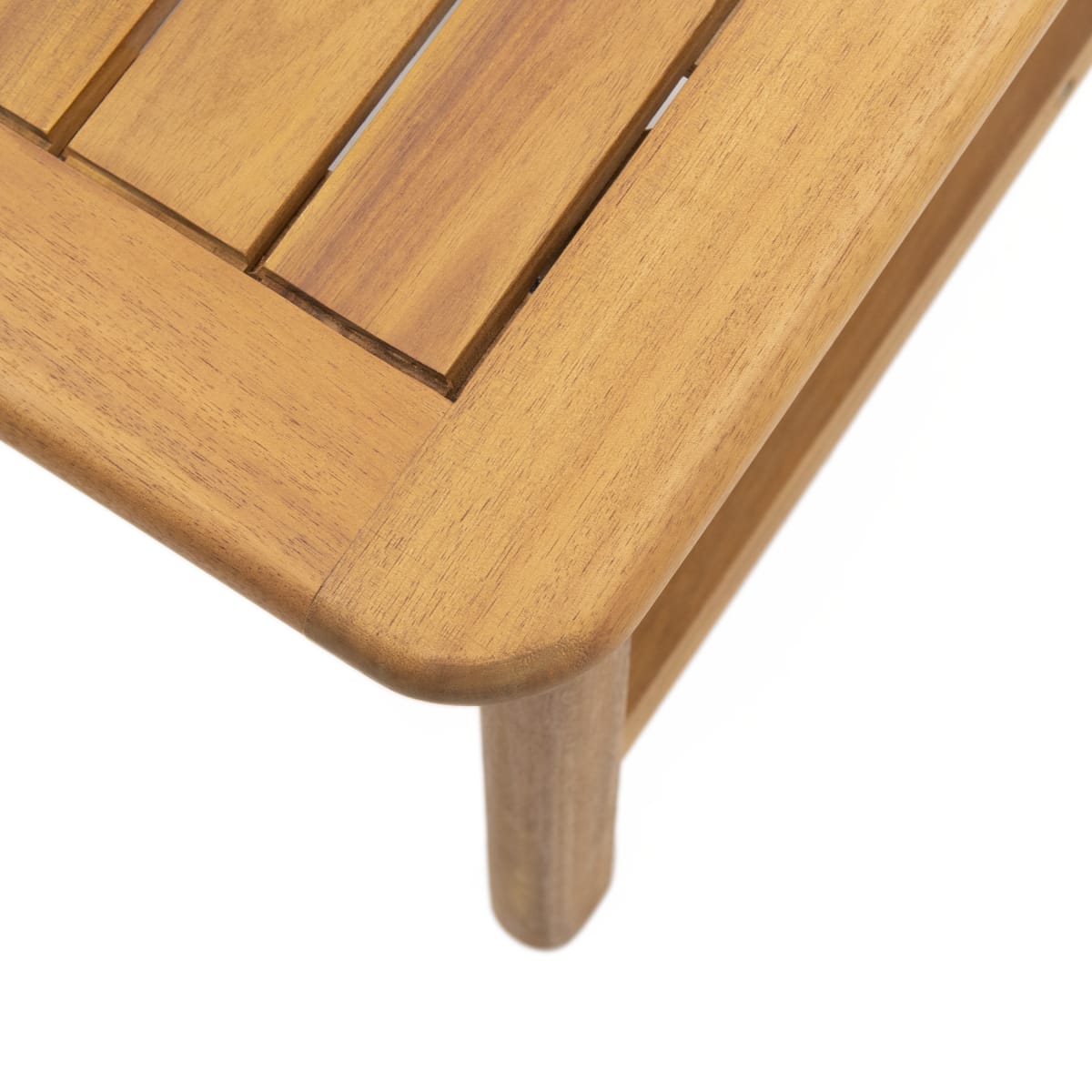 LOW FIXED COFFEE TABLE NATERIAL OASIS FSC ACACIA