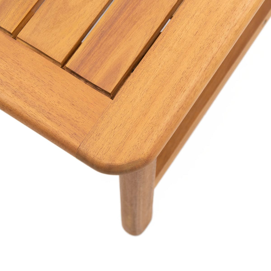 LOW FIXED COFFEE TABLE NATERIAL OASIS FSC ACACIA