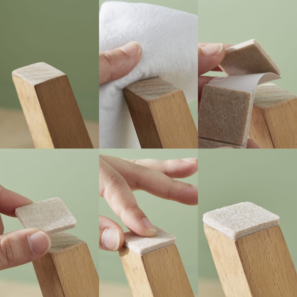 4MM ADHESIVE FELT PADS DIA. 35MM. 4PZ