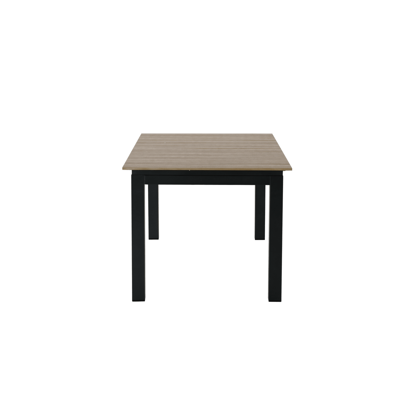CLARA EXTENDABLE TABLE 6/8 SEATER ALUM