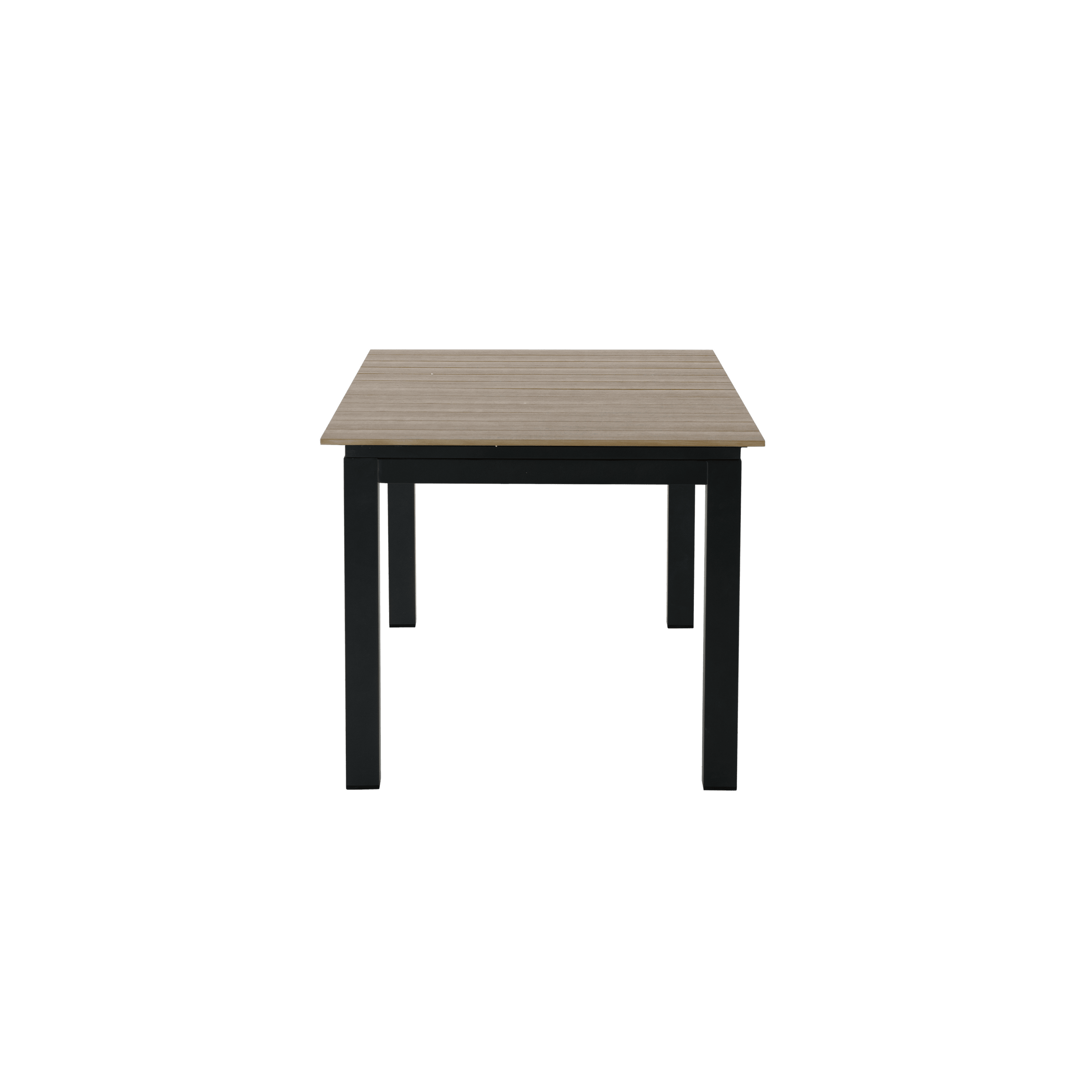 CLARA EXTENDABLE TABLE 6/8 SEATER ALUM