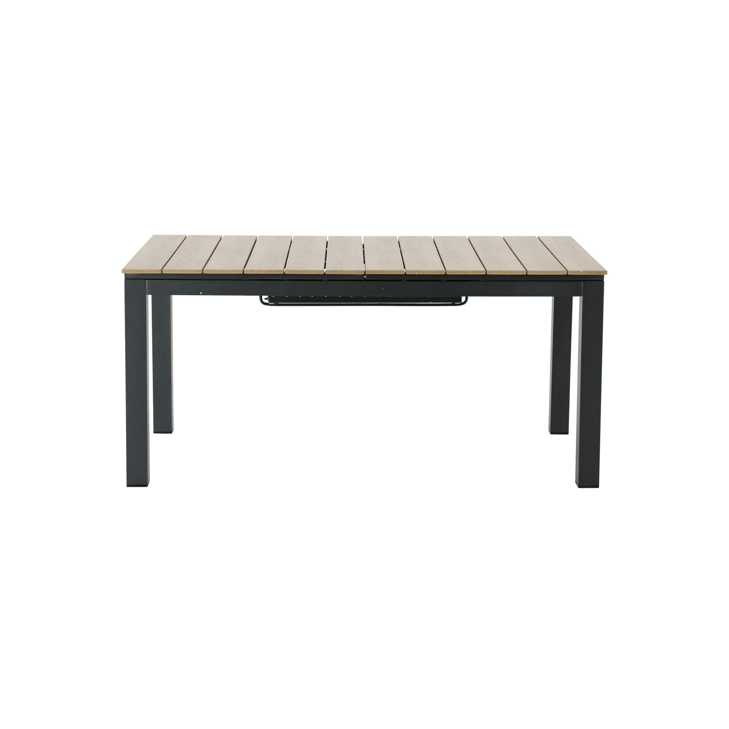 CLARA EXTENDABLE TABLE 6/8 SEATER ALUM
