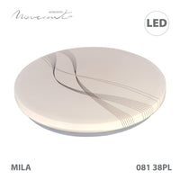 MILA CEILING LAMP PLASTIC WHITE D38 CM LED 36W NATURAL LIGHT