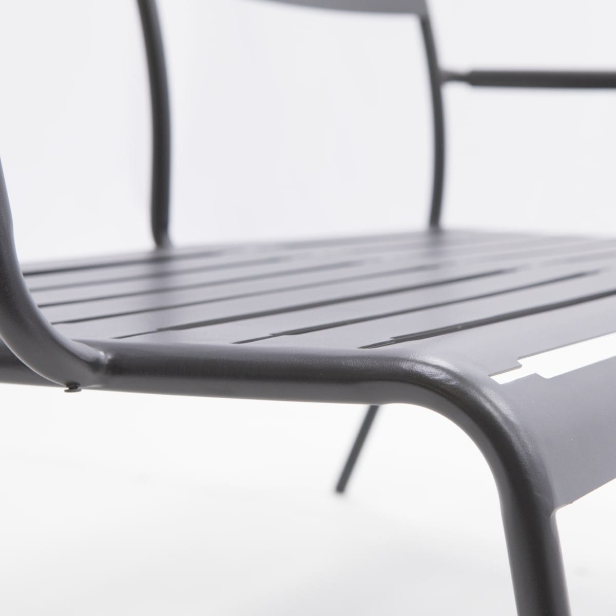 Bricocenter DIVANO 2 POSTI CAFE II ACCIAIO 120.5X71.5X71.5 CM SENZA CUSCINI ANTRACITE