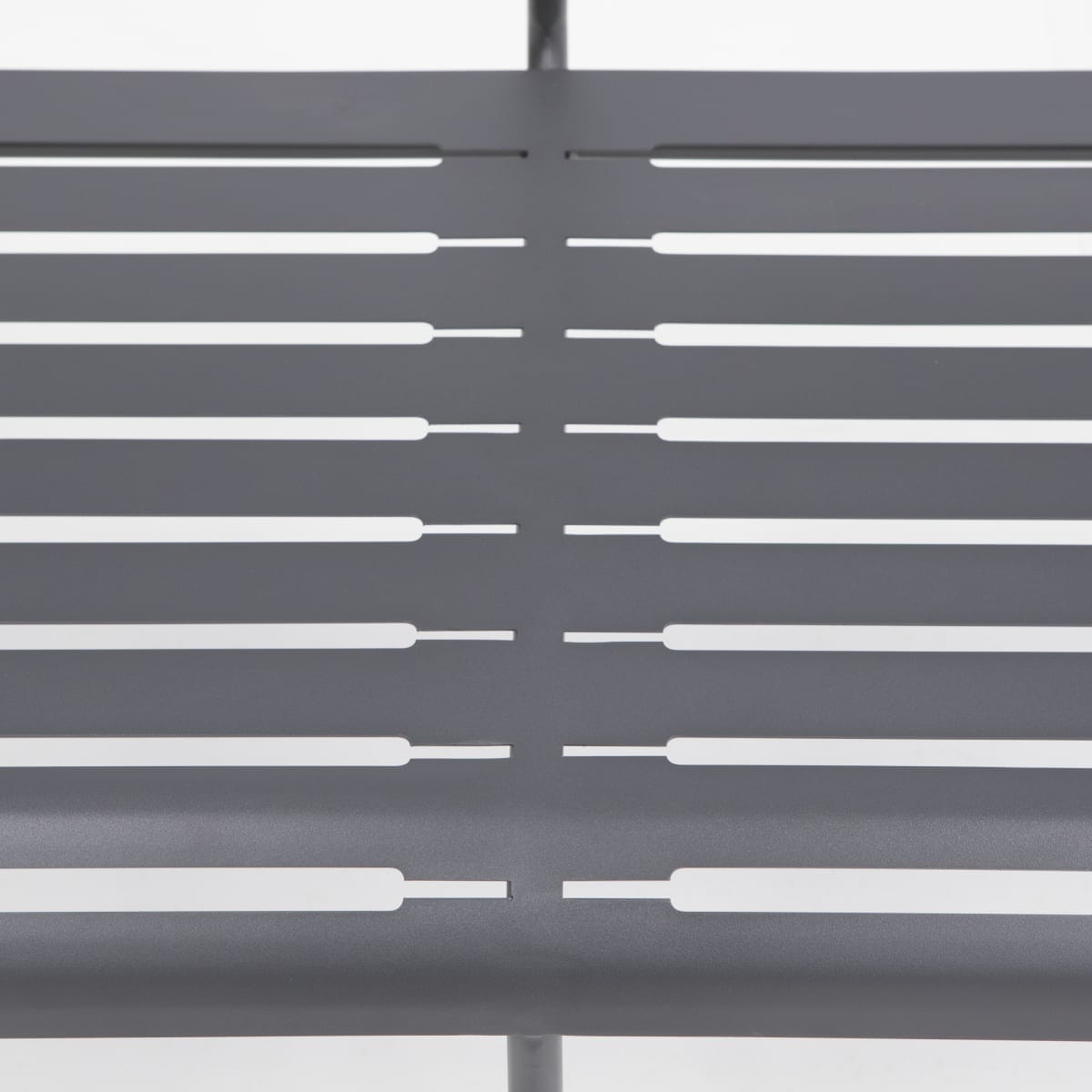 Bricocenter DIVANO 2 POSTI CAFE II ACCIAIO 120.5X71.5X71.5 CM SENZA CUSCINI ANTRACITE