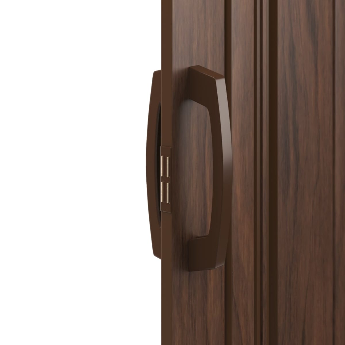 Bricocenter WALNUT PVC PIA FOLDING DOOR 85X214CM MAGNETIC LOCK