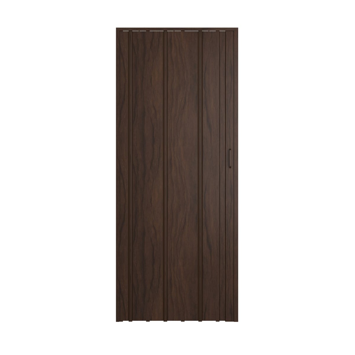 Bricocenter WALNUT PVC PIA FOLDING DOOR 85X214CM MAGNETIC LOCK