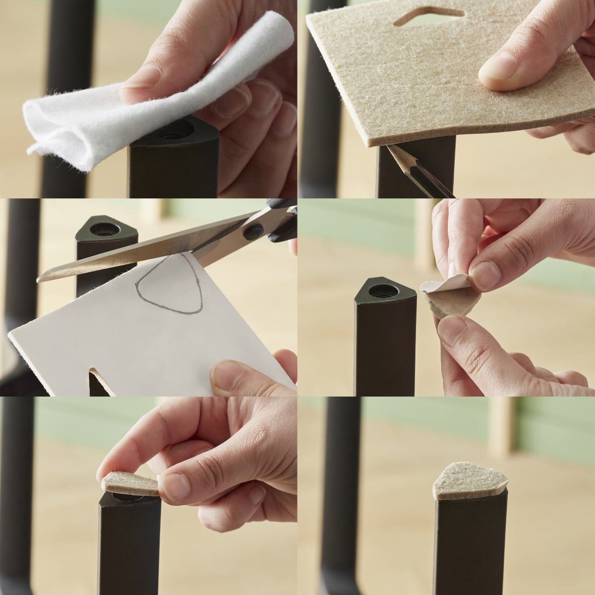 4MM ADHESIVE FELTS 100X100MM BY SIZE