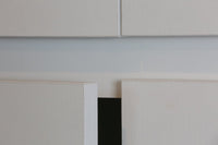 multi-purpose cabinet 7 shelves 80x37x195 white