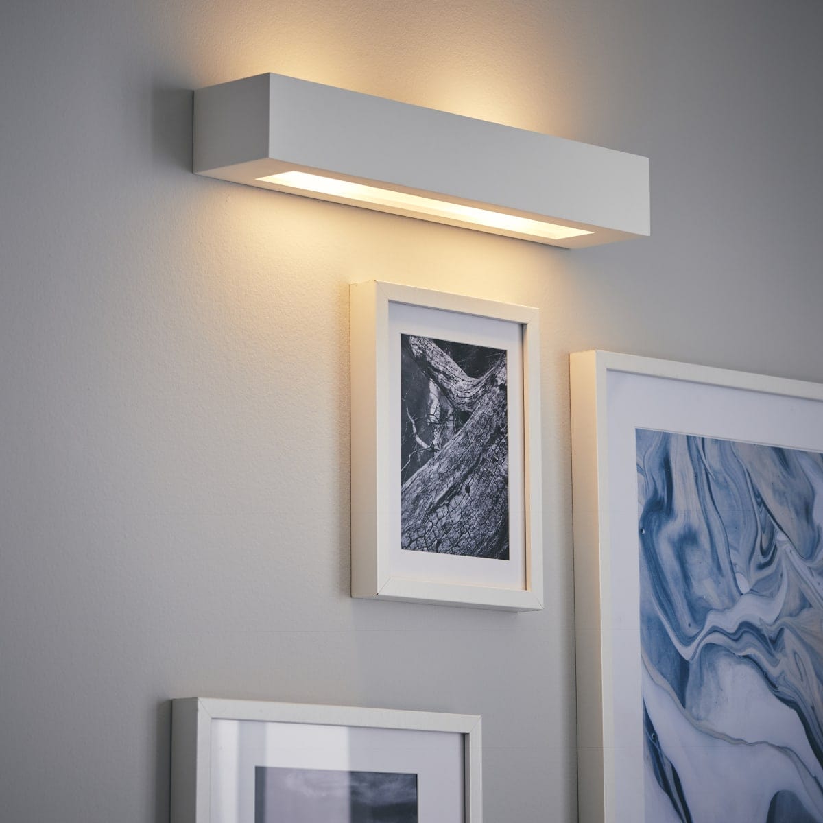 Bricocenter MALO CHALK WHITE WALL LIGHT 45X7X9CM 2XE14