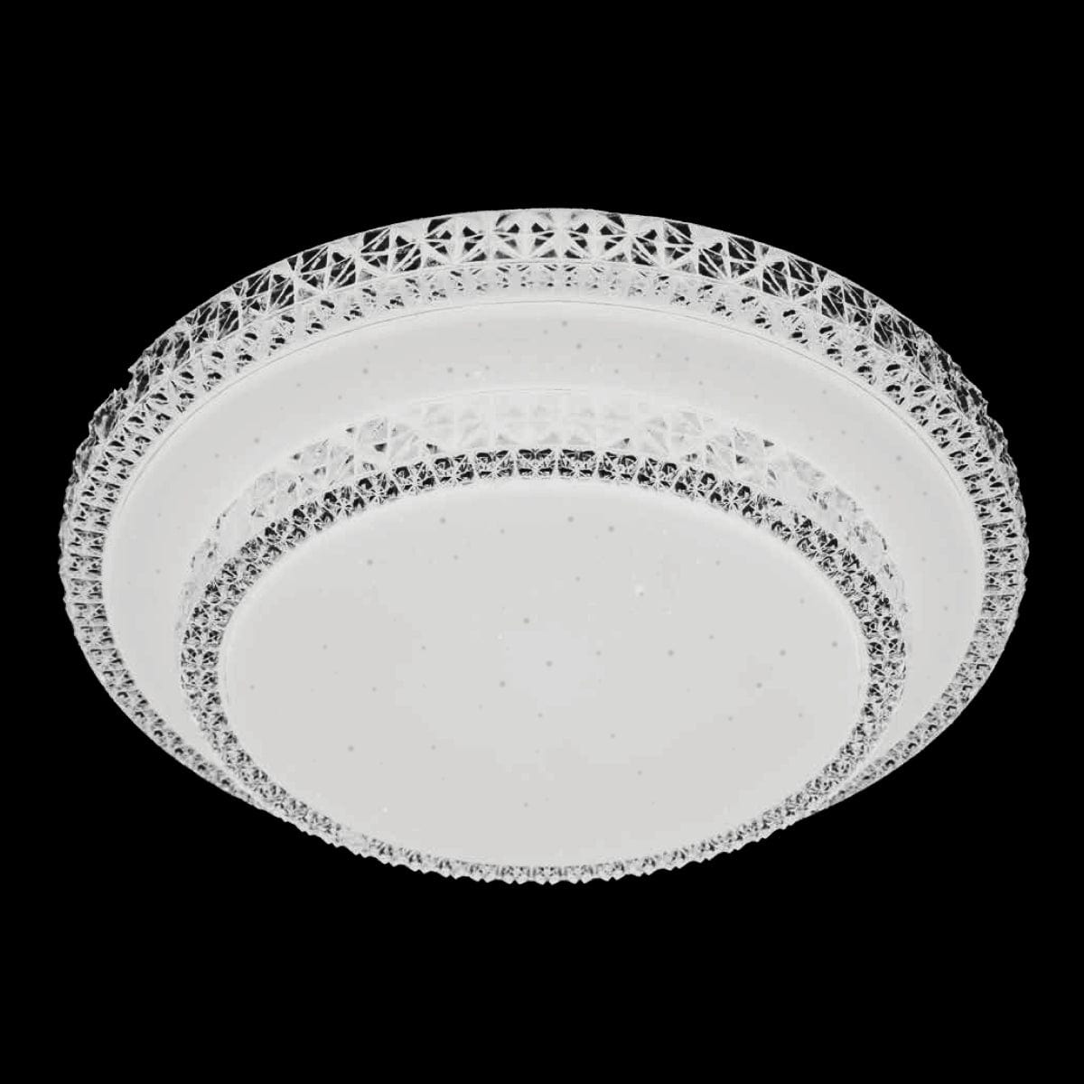Bricocenter DIAMOND CEILING LIGHT METAL WHITE D40CM LED 18W CCT DIMMABLE