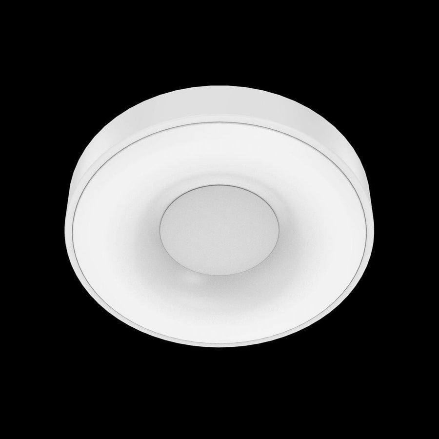 Bricocenter CEILING LAMP PIAZO METAL WHITE D38 CM LED 40W CCT DIMMABLE
