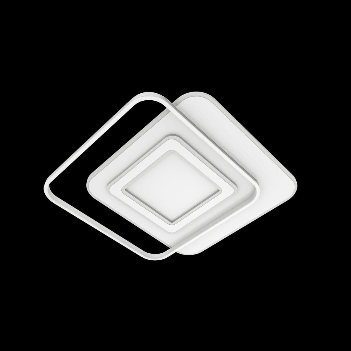 Bricocenter CEILING LIGHT EMINGO METAL WHITE 48X48CM LED 100W CCT DIMMABLE