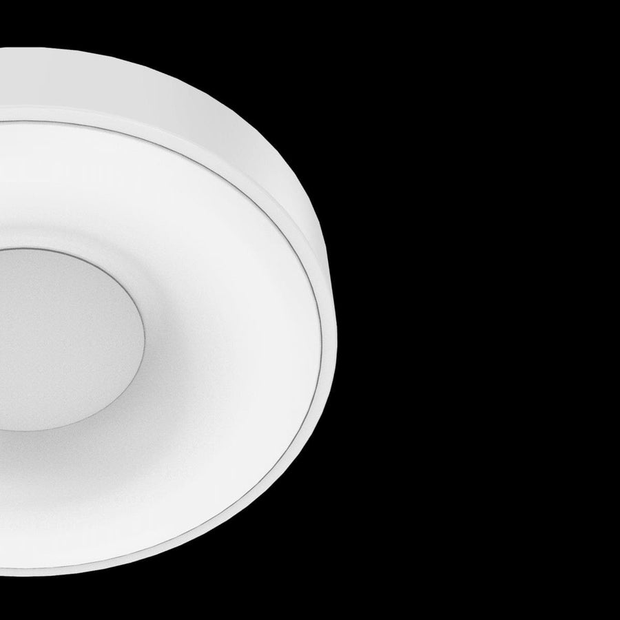 Bricocenter CEILING LAMP PIAZO METAL WHITE D38 CM LED 40W CCT DIMMABLE