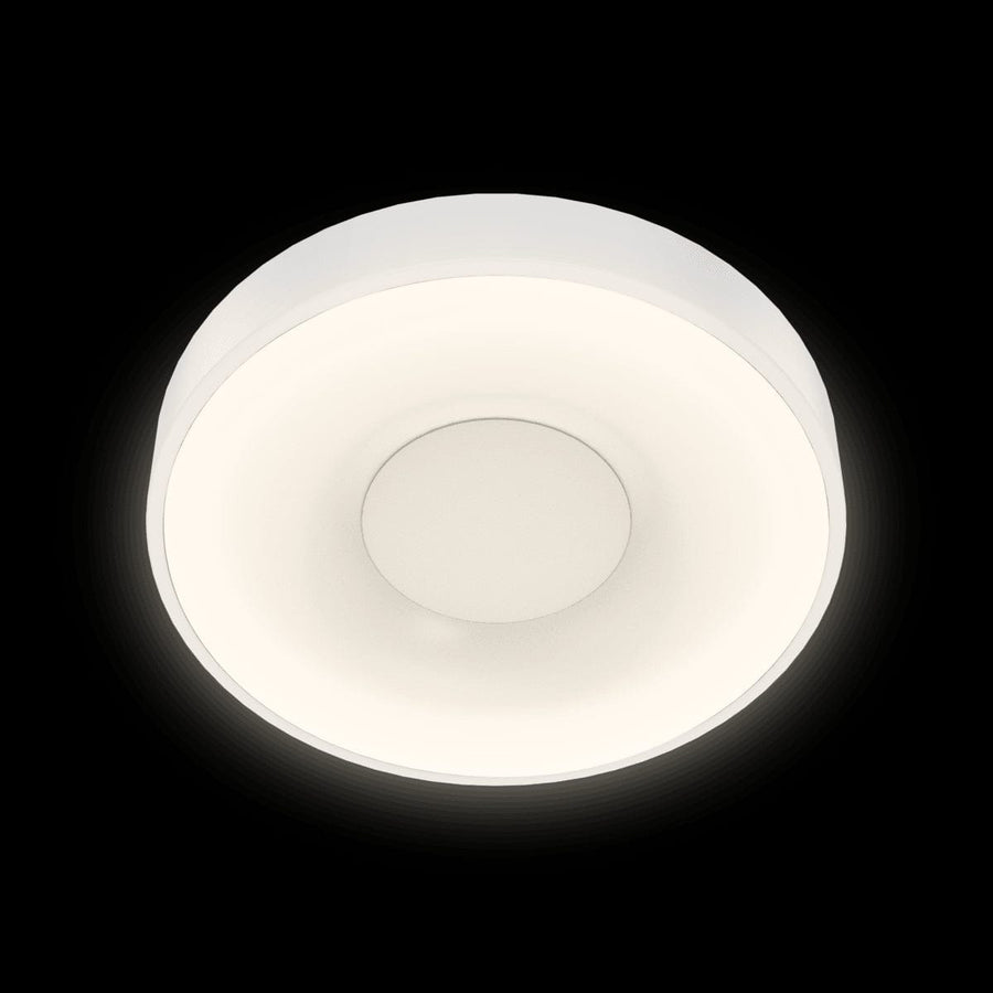 Bricocenter CEILING LAMP PIAZO METAL WHITE D38 CM LED 40W CCT DIMMABLE