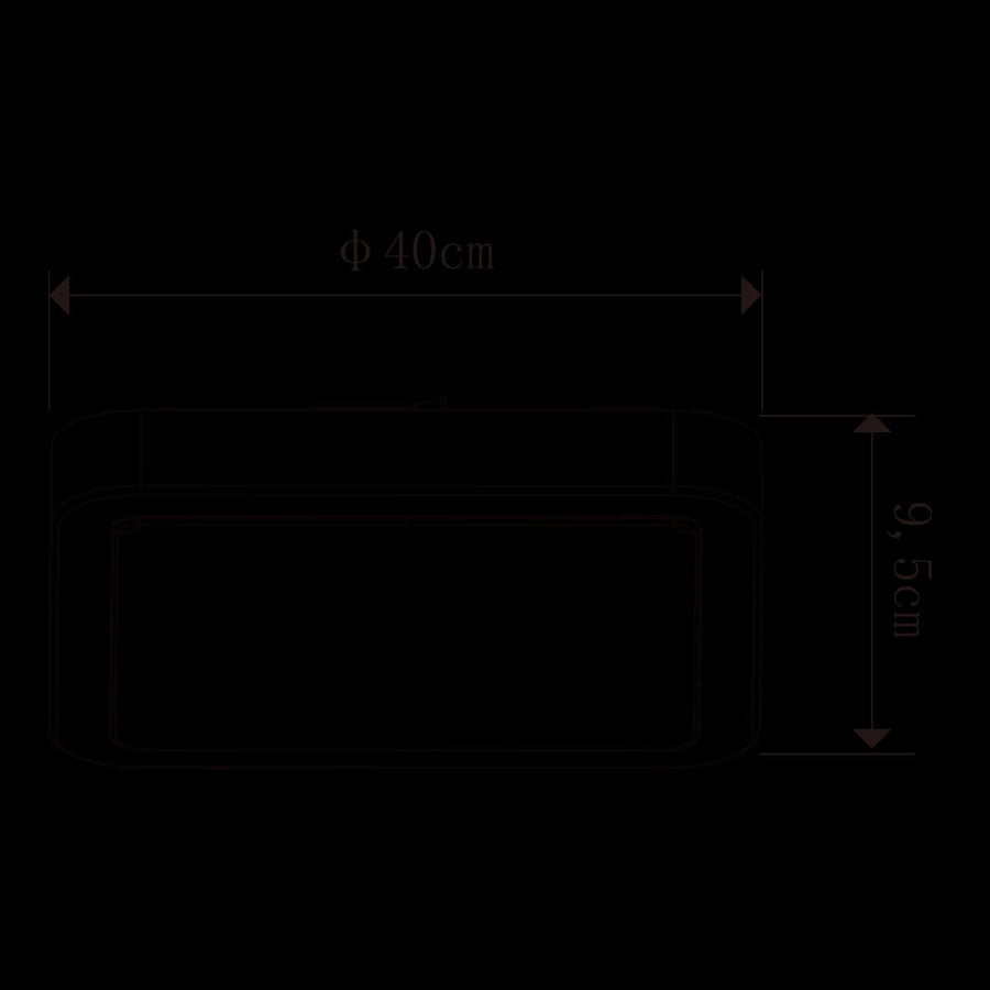 Bricocenter DIAMOND METAL CEILING LIGHT WHITE 40X40CM LED 18W CCT DIMMABLE